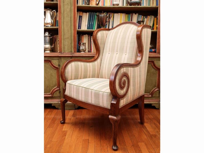 Poltrona Bergere in Ciliegio