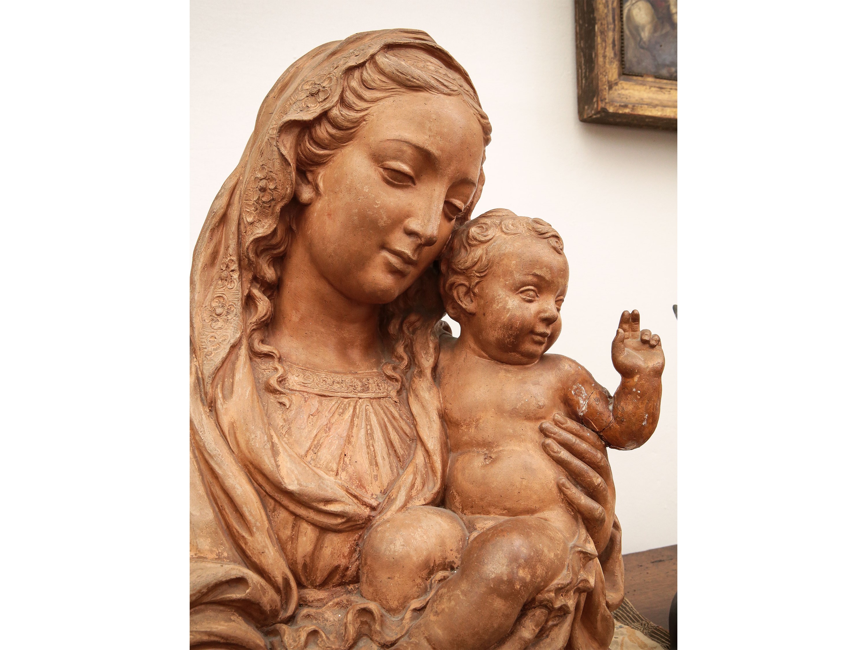 Scultore Francese nella Cerchia di Jean-baptiste Pigalle - Madonna con Bambino
