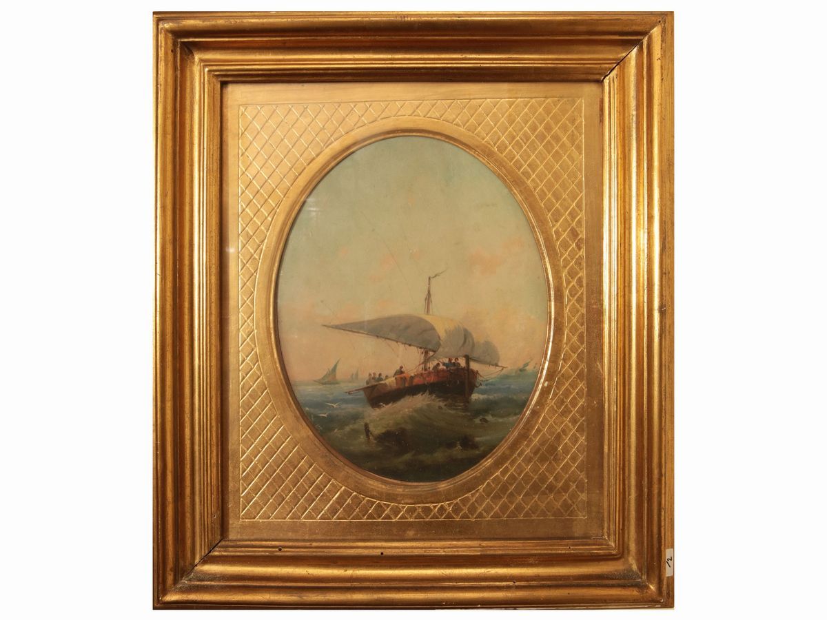 Scuola Francese - Veduta di Marine