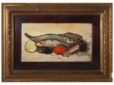 Natura Morta con Pesci e Funghi 1908