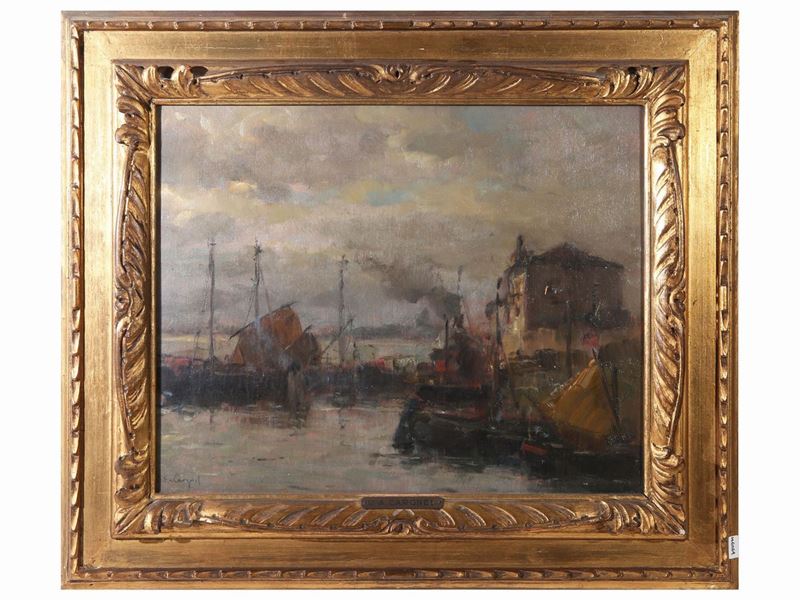 Vittore Antonio Cargnel - Bragozzi da Pesca 1928