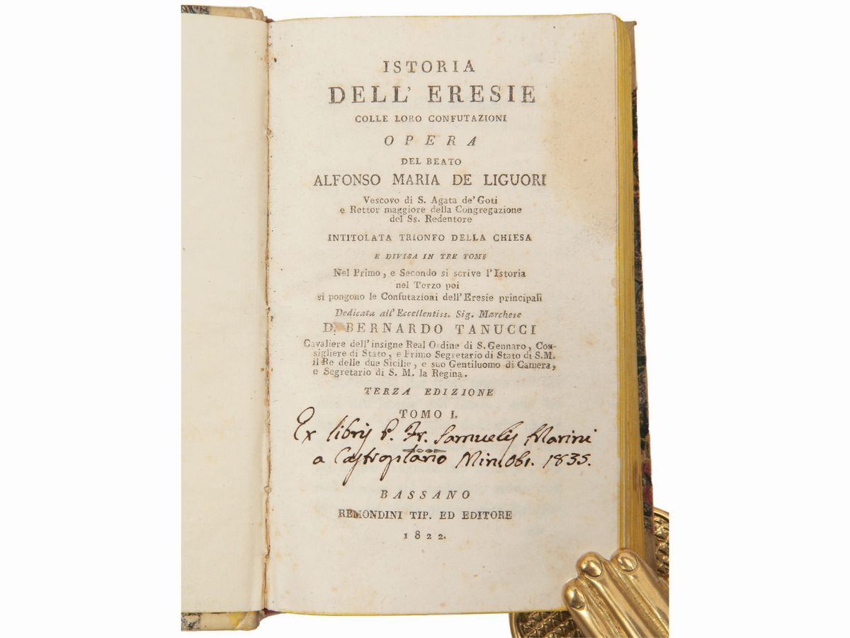 Alfonso Maria De' Liguori (santo) - Istoria Dell'eresie Colle Loro Confutazioni