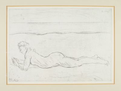Nudo sulla Spiaggia 1928