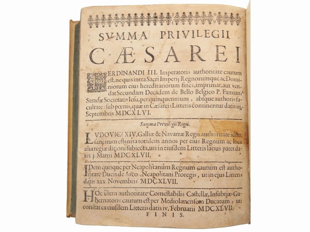 Decas Secunda De Bello Belgico Sive Alexander Parmensis P. Famiani Stradae Societatis Iesu