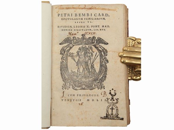 Pietro Bembo - Petri Bembi card. Epistolarum familiarium, libri VI...