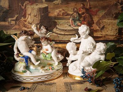 Due Piccoli Gruppi in Porcellana