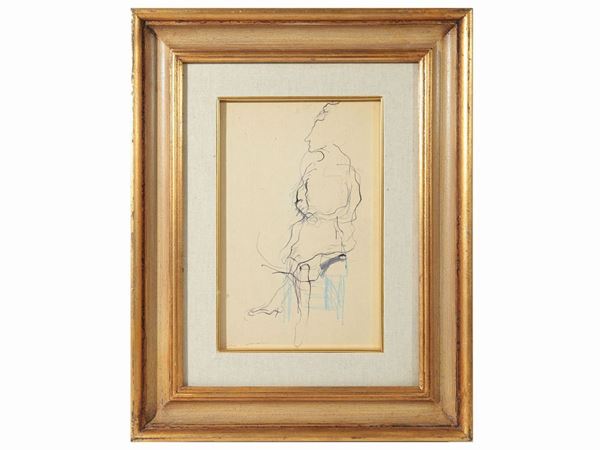 Ernesto Treccani : Female figure  - Auction Modern and Contemporary Art - Maison Bibelot - Casa d'Aste Firenze - Milano