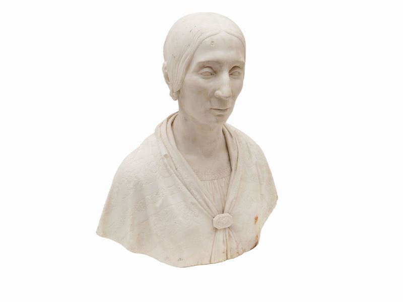 Ritratto Femminile con Scialle e Spilla, 1847