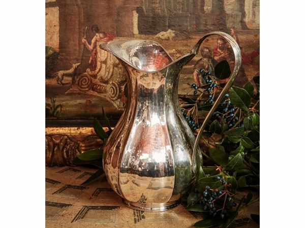 Silver jug  - Auction Furniture and Paintings from the Gamberaia Castle in Florence - Maison Bibelot - Casa d'Aste Firenze - Milano