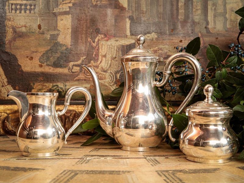 Servizio da Tè e Caffè in Argento