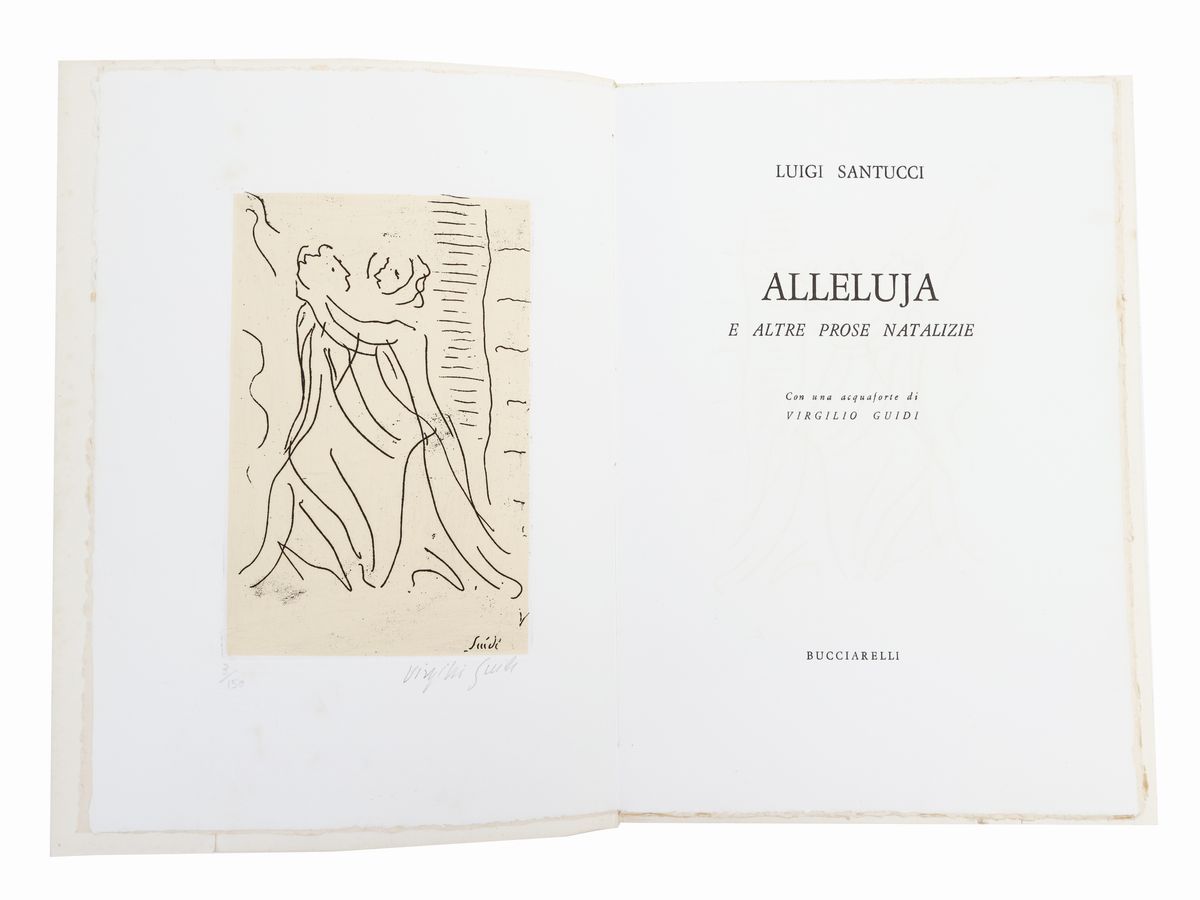 Virgilio Guidi - Quattro Libri D'artista