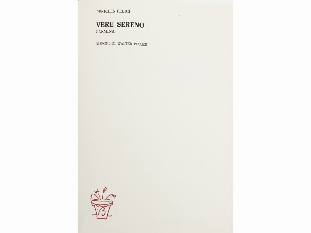 Walter Piacesi - Quattro Libri D'artista