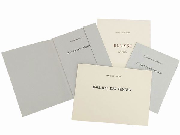 Walter Piacesi - Quattro libri d'artista