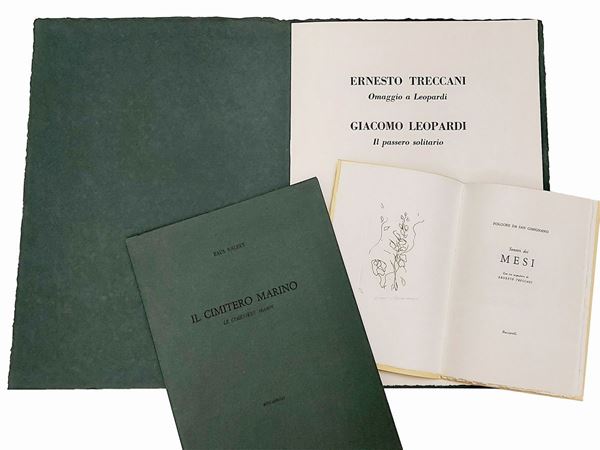 Ernesto Treccani - Tre libri d'artista