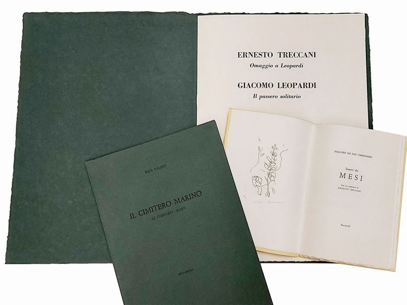 Ernesto Treccani - Tre Libri D'artista