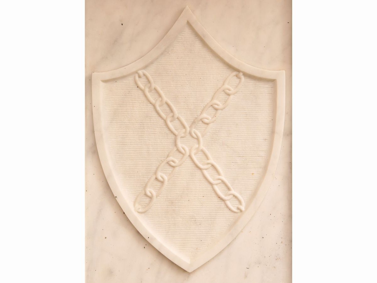 Paliotto in Marno Bianco e Rosso di Verona