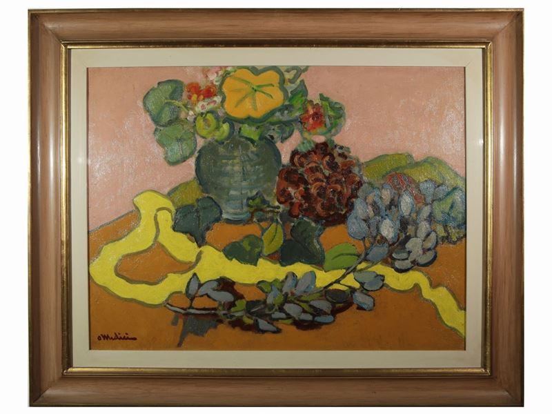 Osvaldo Medici del Vascello - Natura Morta con Fiori