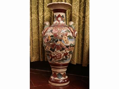 Grande Vaso in Porcellana Satsuma