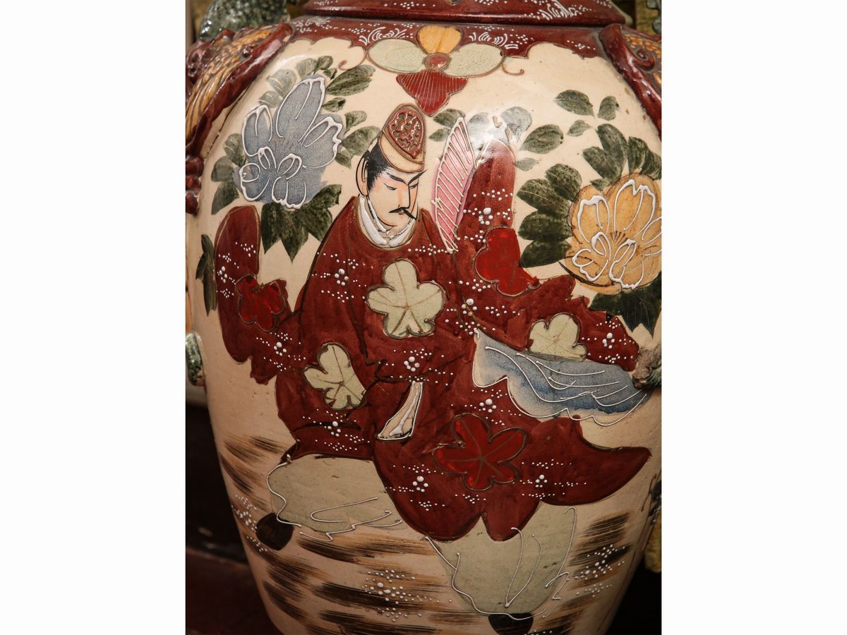 Grande Vaso in Porcellana Satsuma