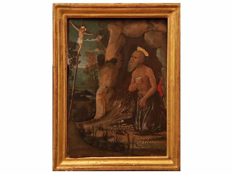 Bottega di Bernardo Stefano Rosselli - San Gerolamo nel Deserto