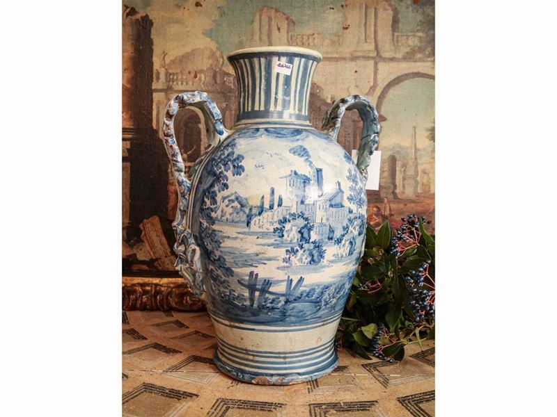Grande Anfora in Maiolica