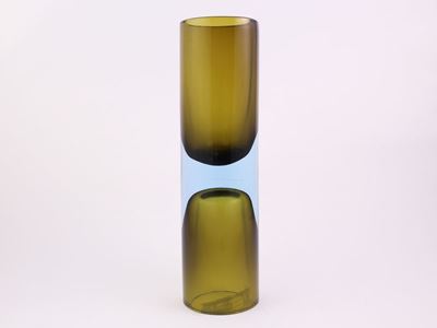 Vaso "clessidra" in Vetro Sommerso, Antonio da Ros per Cenedese, Murano 1960 Circa