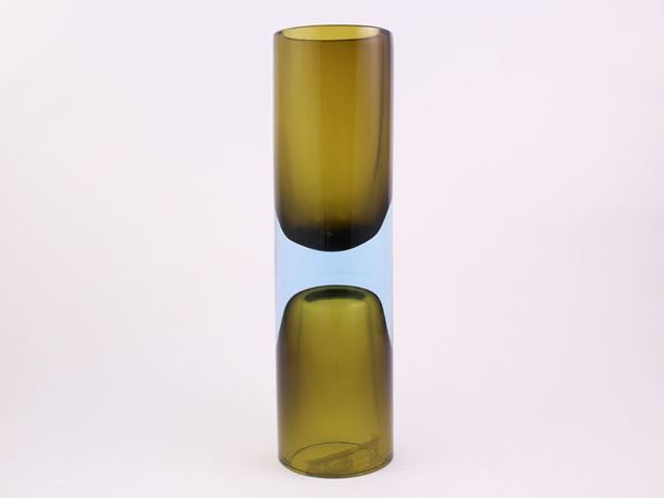 Gino Cenedese - "Clessidra" vase in submerged glass, Antonio da Ros for Cenedese, Murano around 1960