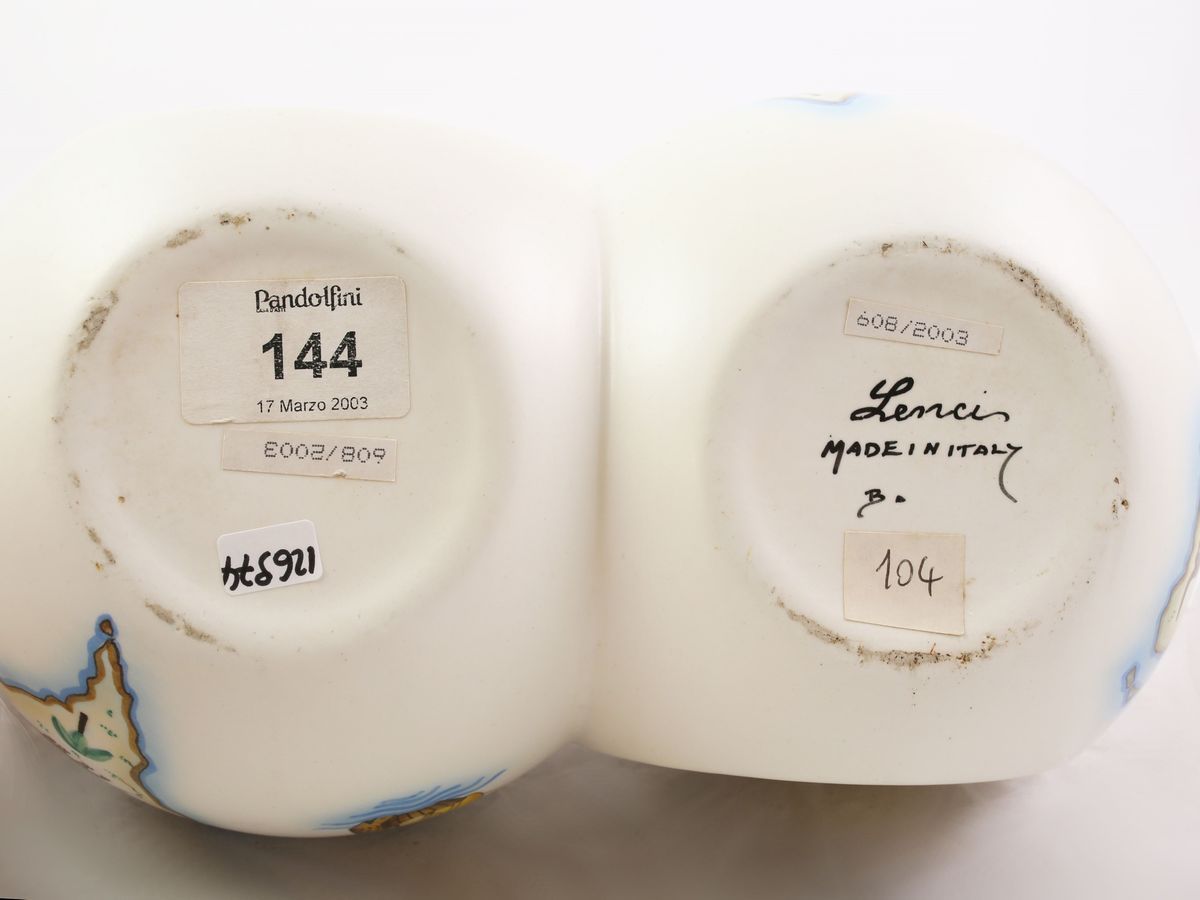 Vaso "terra" in Ceramica, Mario Sturani per Lenci