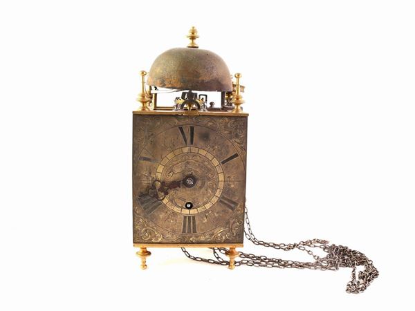 Orologio a lanterna in metallo, Giovan Battista Alberici