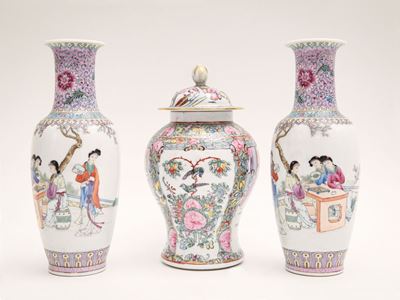 Lotto di Chinoiserie in Porcellana