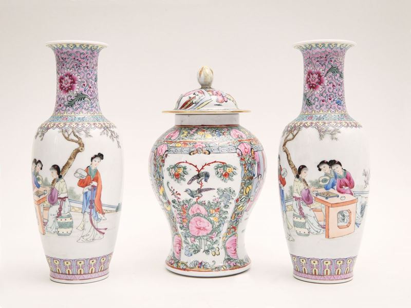 Lotto di Chinoiserie in Porcellana