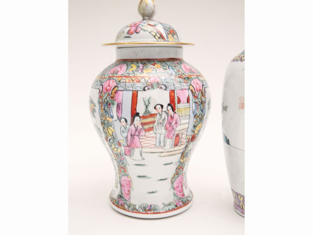 Lotto di Chinoiserie in Porcellana