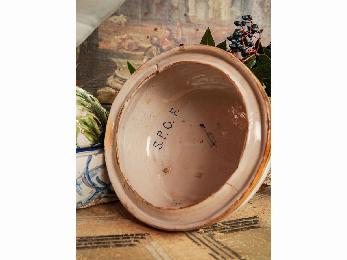 Grande Vaso Potiches in Terracotta Invetriata, Probabilmente Faenza