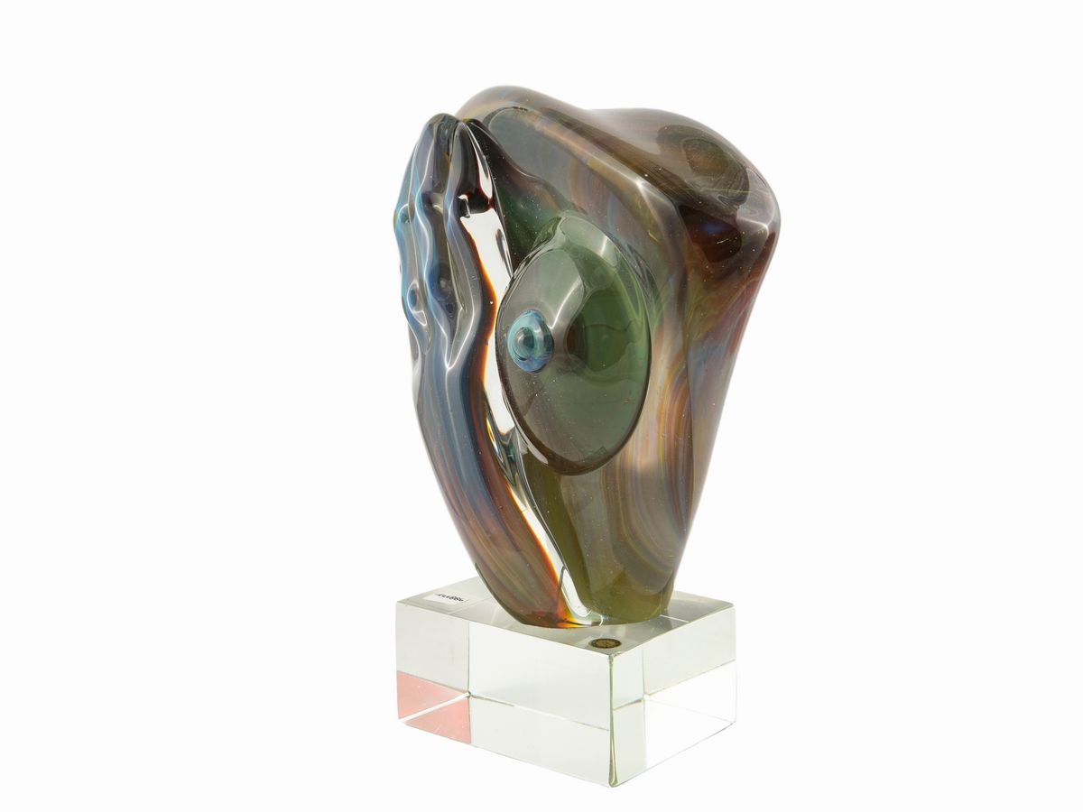 Scultura Raffigurante Busto Femminile con Mano