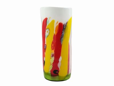Vaso in Vetro Lattimo