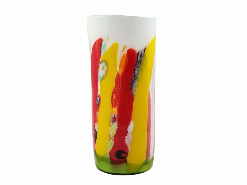 Vaso in Vetro Lattimo