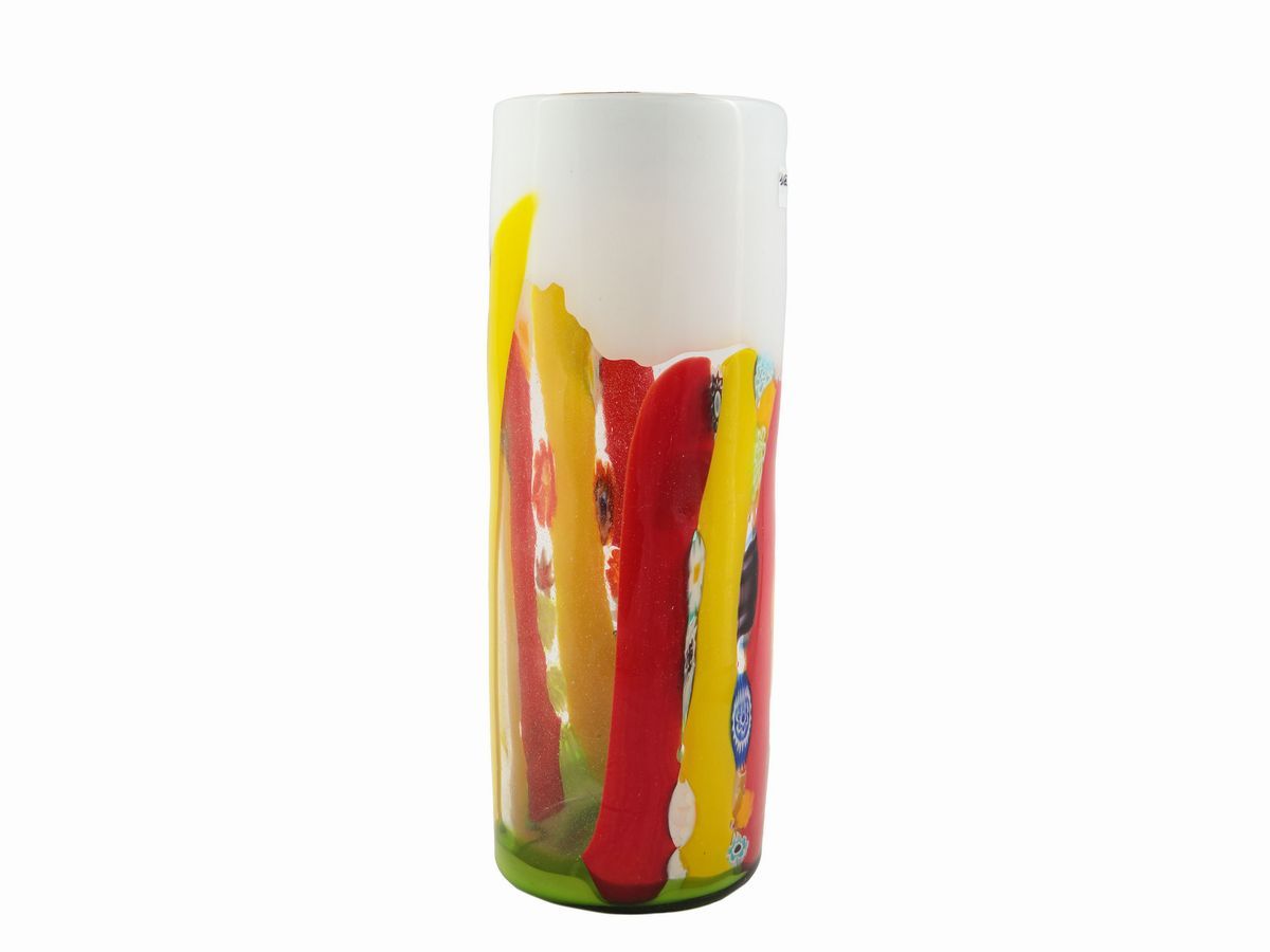 Vaso in Vetro Lattimo