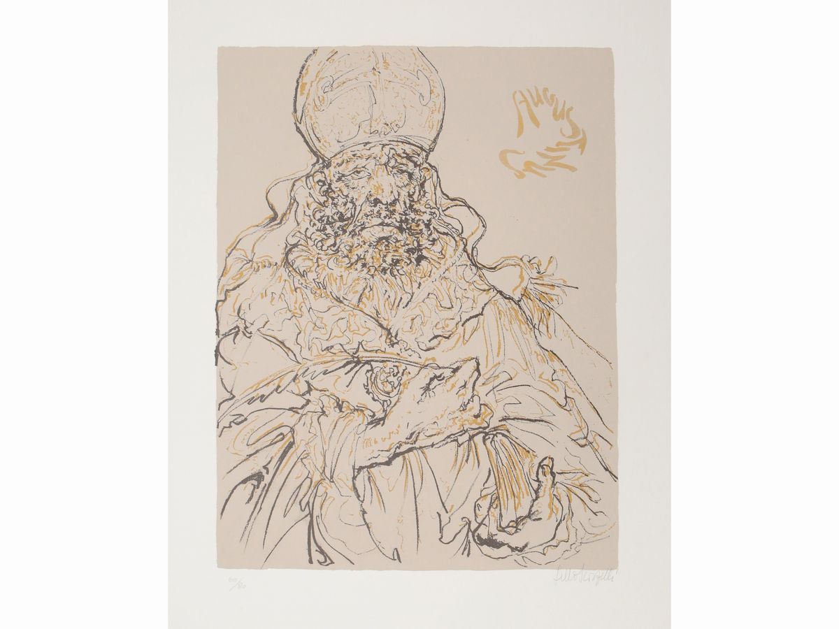 Lello Scorzelli - Padri della Chiesa: 10 Litografie