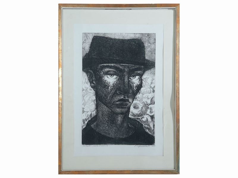 Cesco Magnolato - Ritratto Prova D'artista 1958