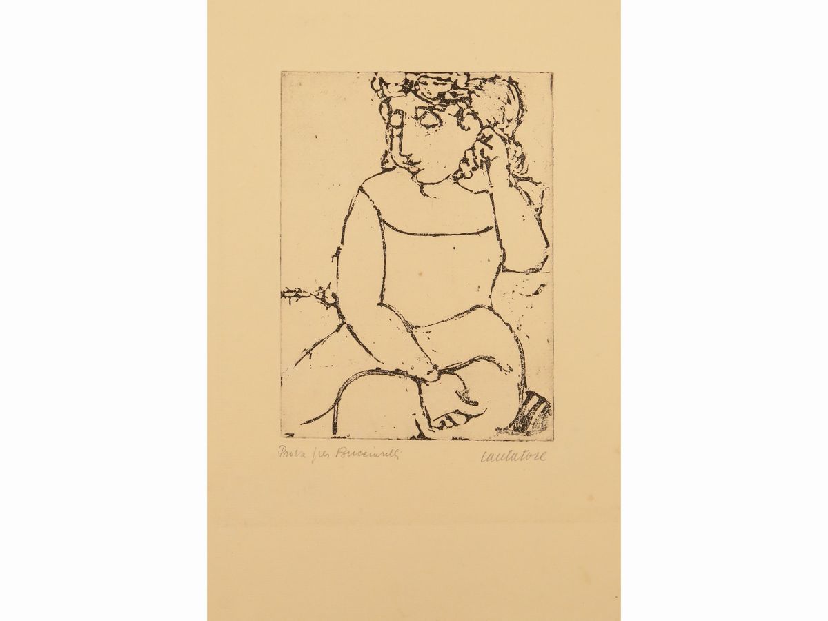 Domenico Cantatore - Figure Femminili