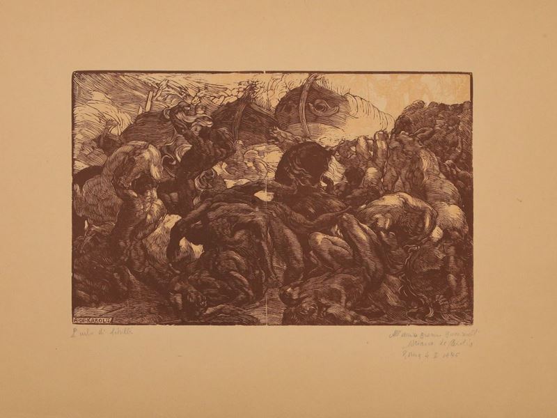 Adolfo De Carolis - L'urlo di Achille