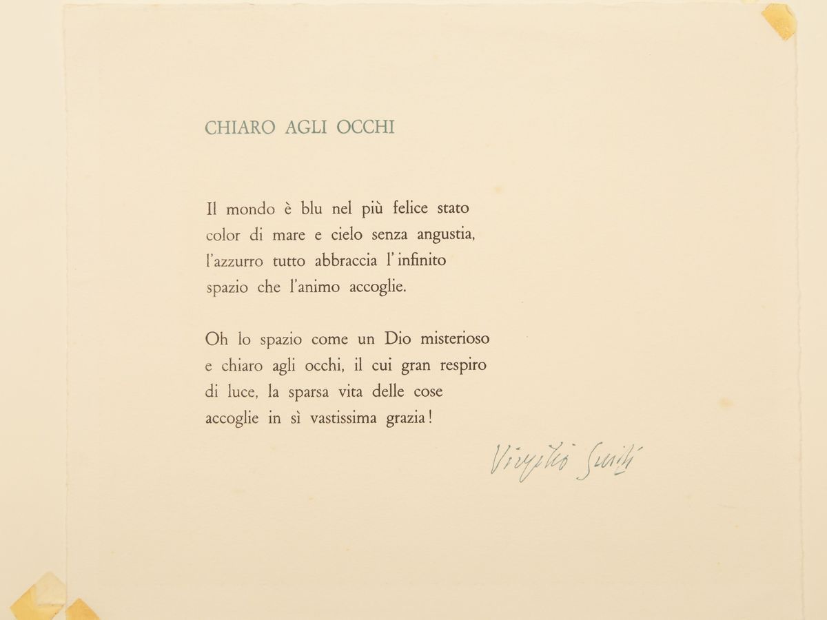 Giorgio Bompadre - Chiaro agli Occhi (omaggio a Virgilio Guidi) 1962