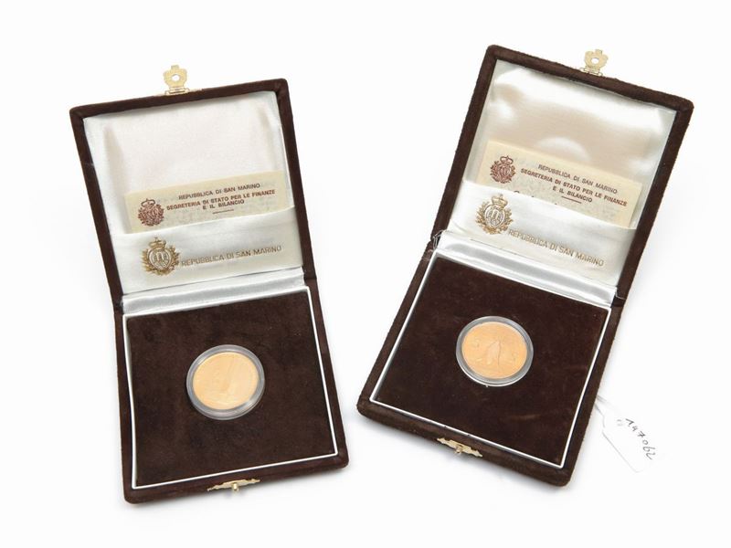 Due Monete da 5 Scudi in Oro