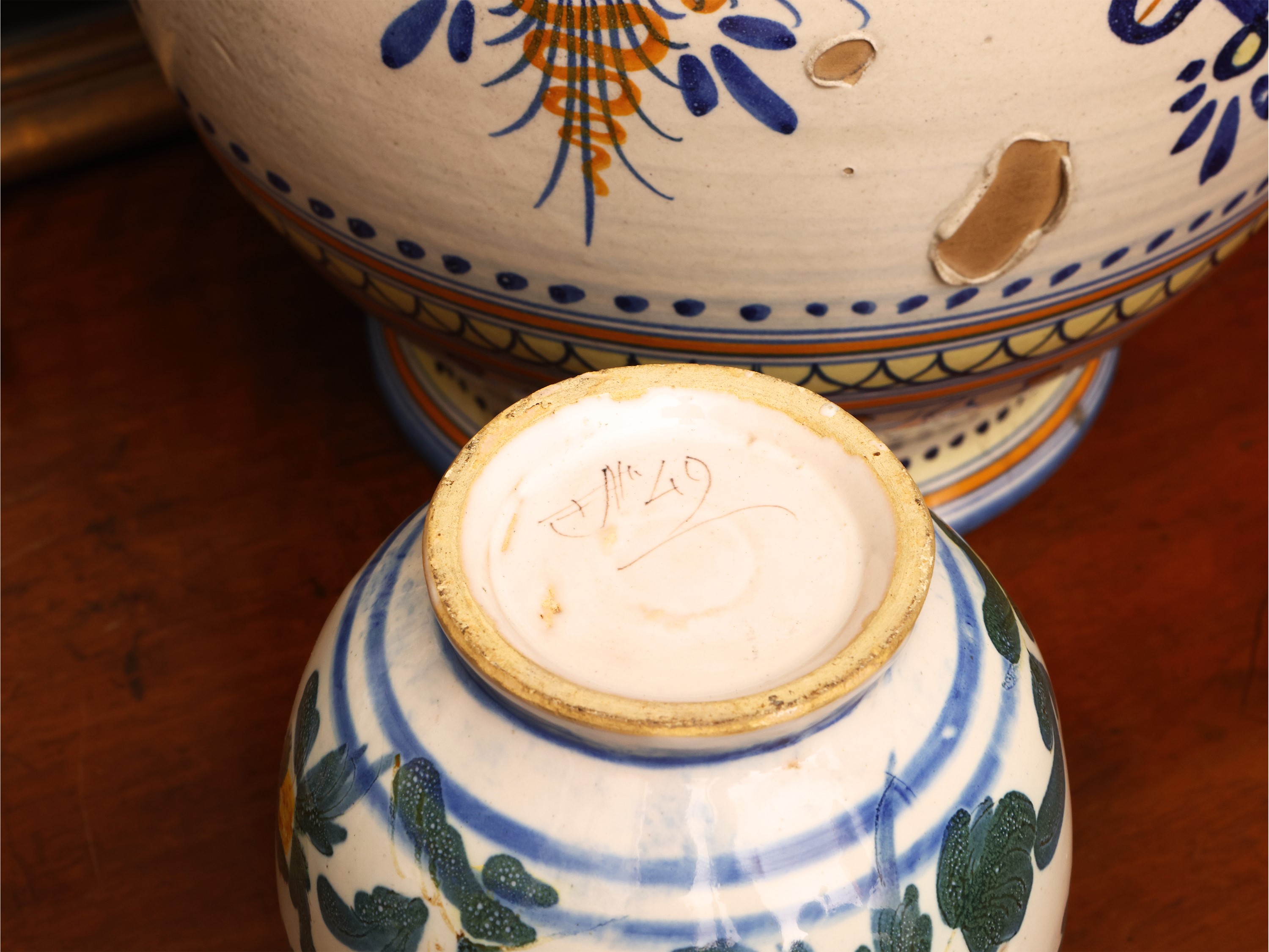Lotto di Accessori in Ceramica e Terraglia