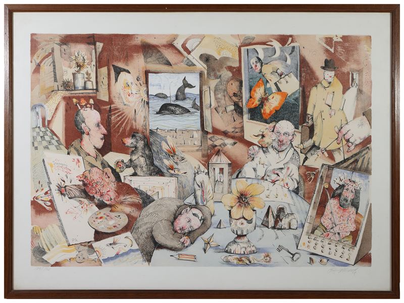 Antonio Possenti - Composizione con Personaggi