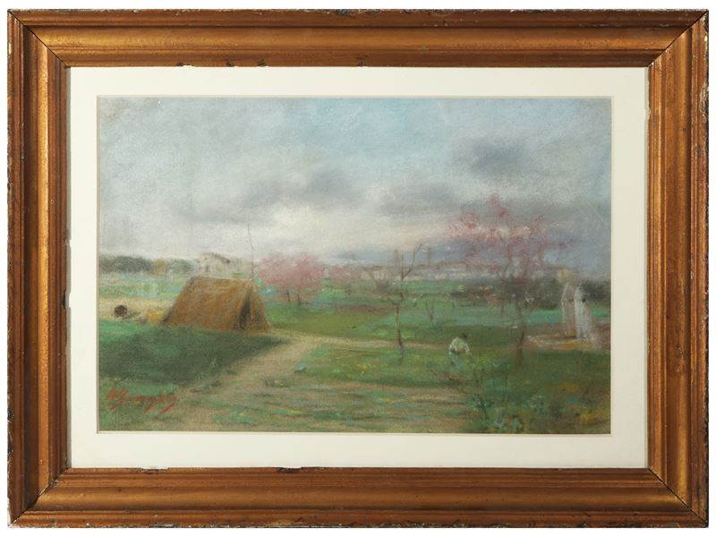 Aurelio Zingoni - Paesaggio Campestre