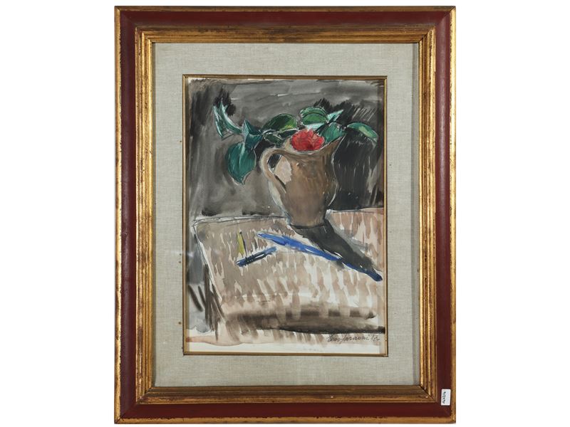 Enzo Faraoni - Brocca con Fiori 1967