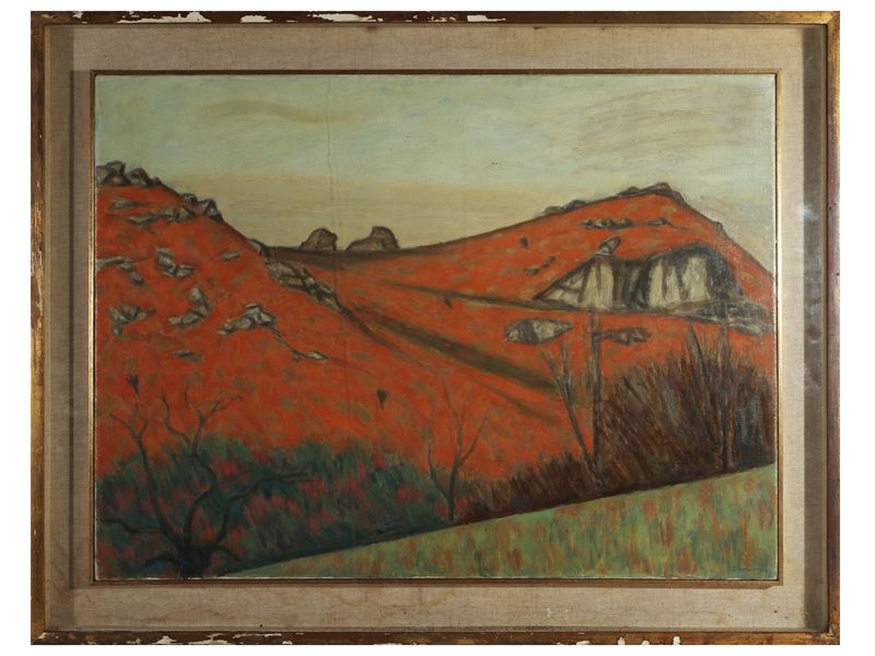 Bryan Senior - Paesaggio Roccioso 1973