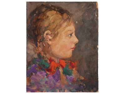 Ritratto di Mia Figlia "laura" 1957