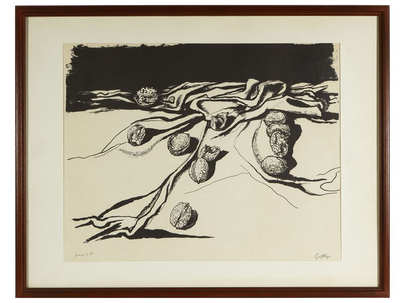 Renato Guttuso - Natura Morta con Noci